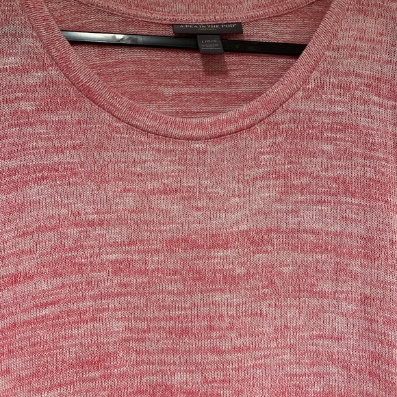 SALE A Pea in the Pod Pink/Coral Maternity Sweater - Picture 2 of 2